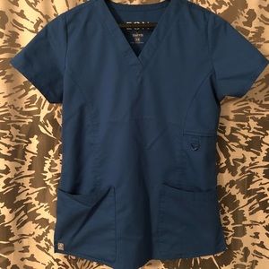 Royal blue scrubs